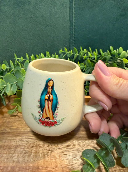 Kit Devocional Mariano – Bloco de Escrita + Xícara