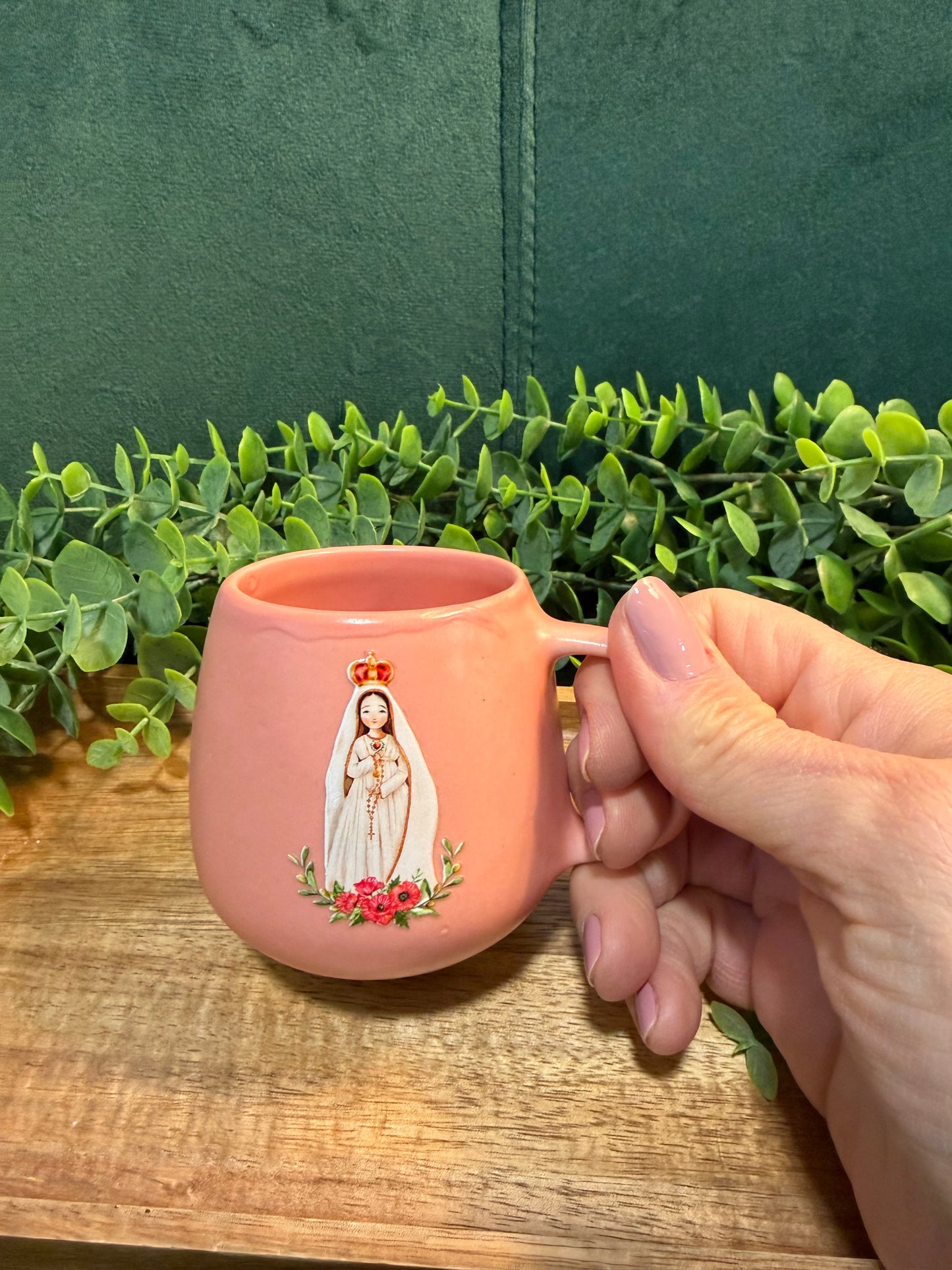 Kit Devocional Mariano – Bloco de Escrita + Xícara