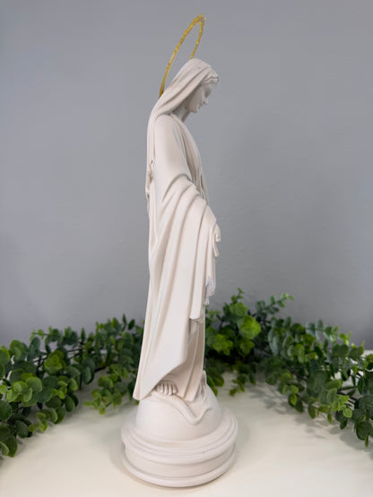 Our Lady of Grace with Halo – 30cm | Piece with delicate damage