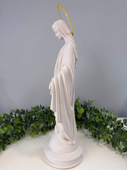 Our Lady of Grace with Halo – 30cm | Piece with delicate damage