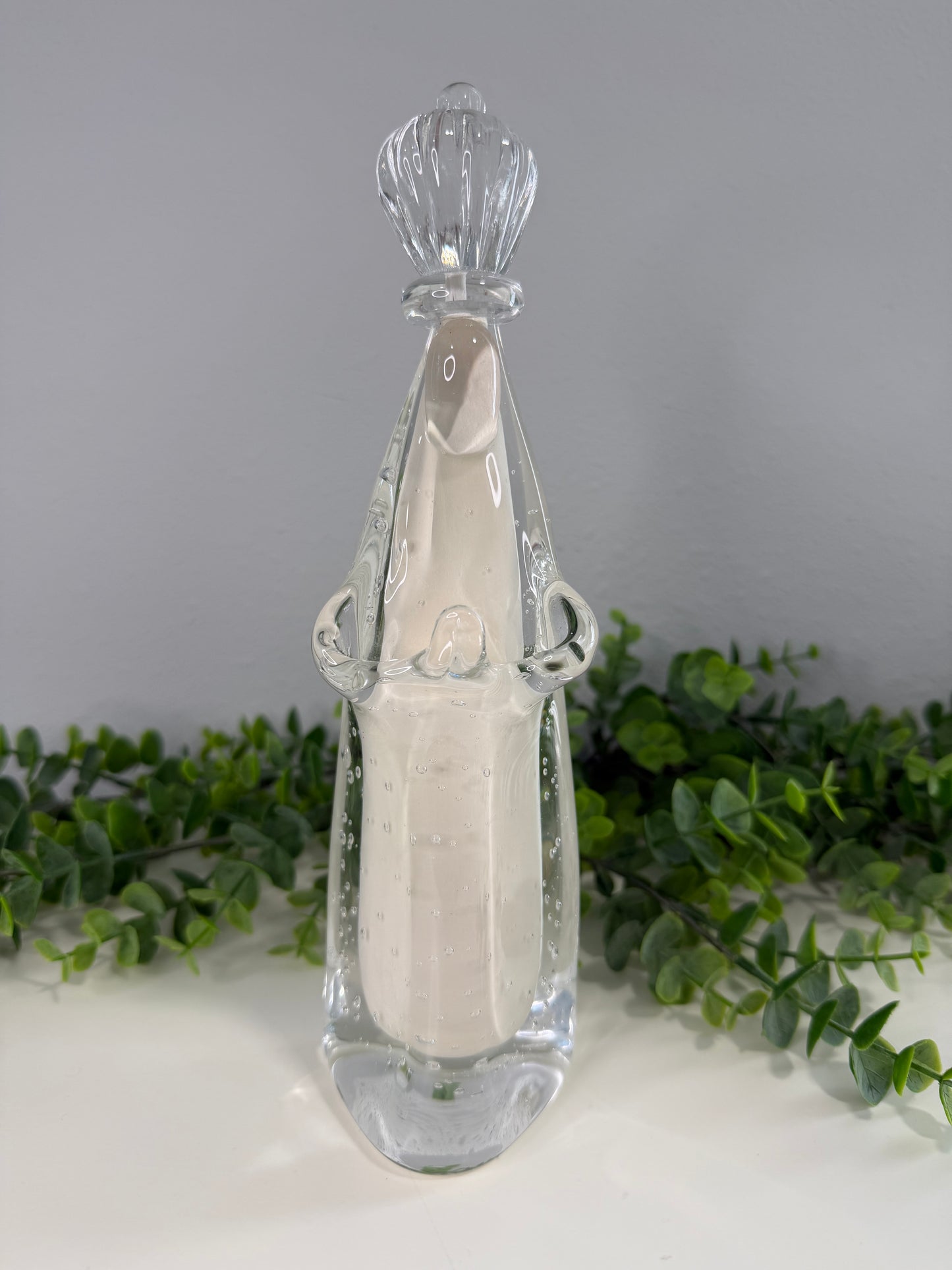 Nossa Senhora de Fátima em Murano – Off White Leitoso | 25 cm