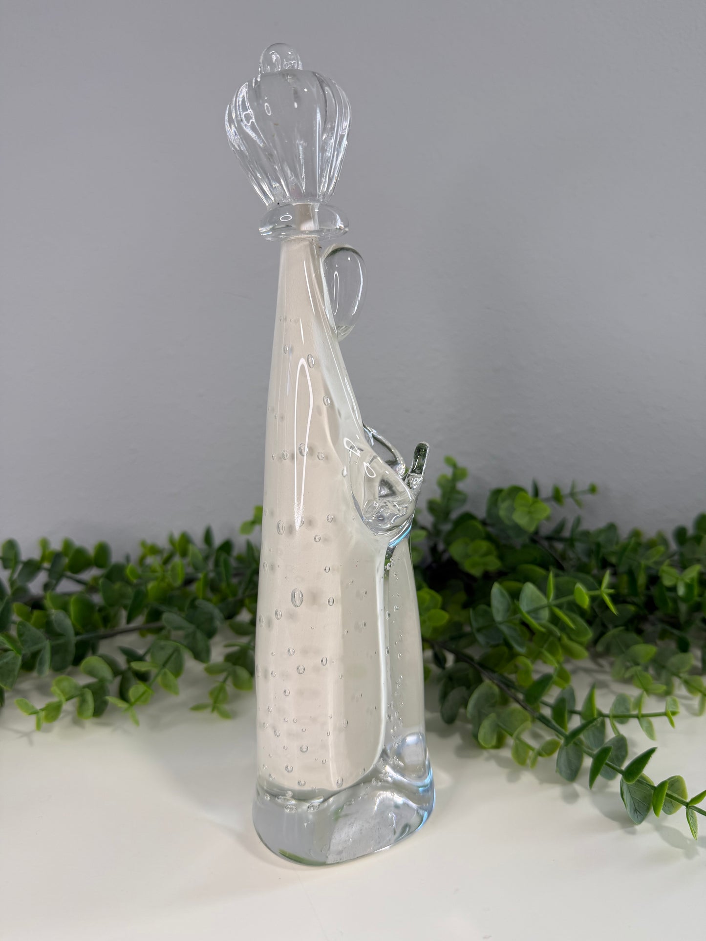 Nossa Senhora de Fátima em Murano – Off White Leitoso | 25 cm