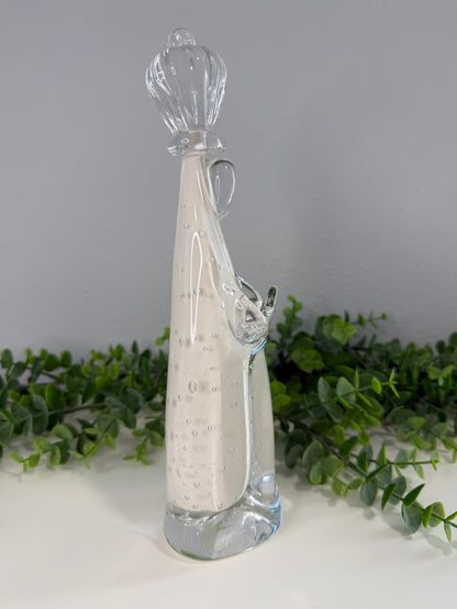 Nossa Senhora de Fátima em Murano – Off White Leitoso | 25 cm