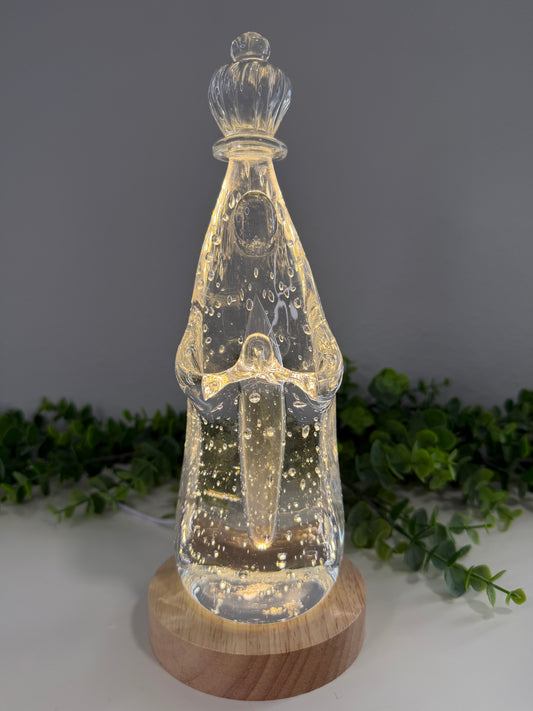 Nossa Senhora de Fátima de Murano – Luz de Fé e Esperança (25cm)