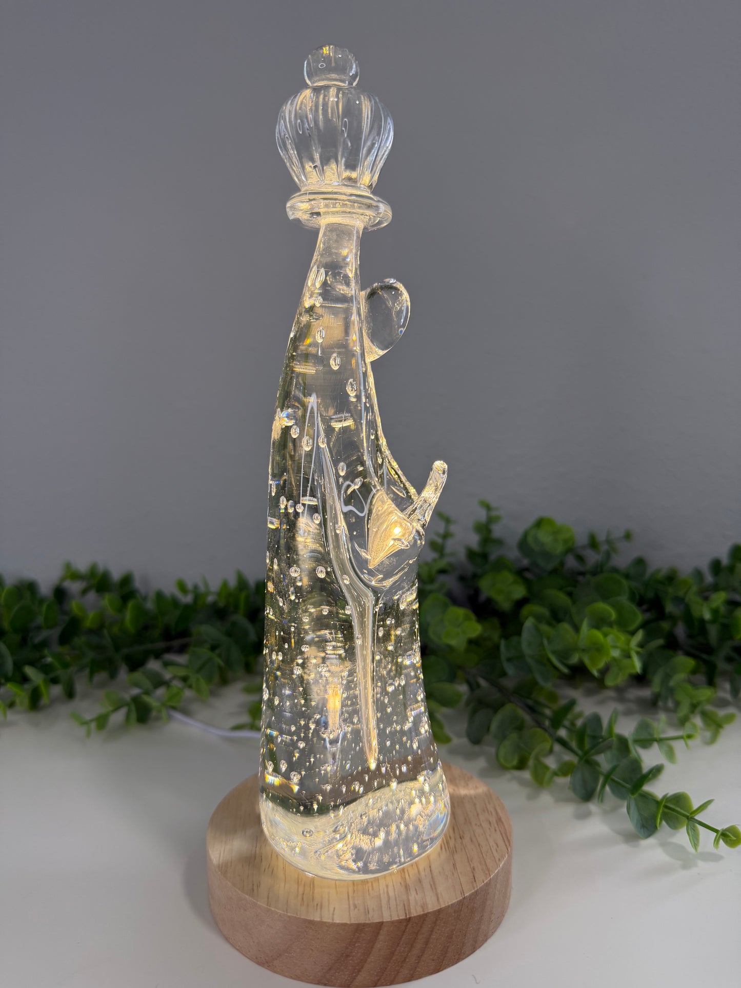 Nossa Senhora de Fátima de Murano – Luz de Fé e Esperança (25cm)
