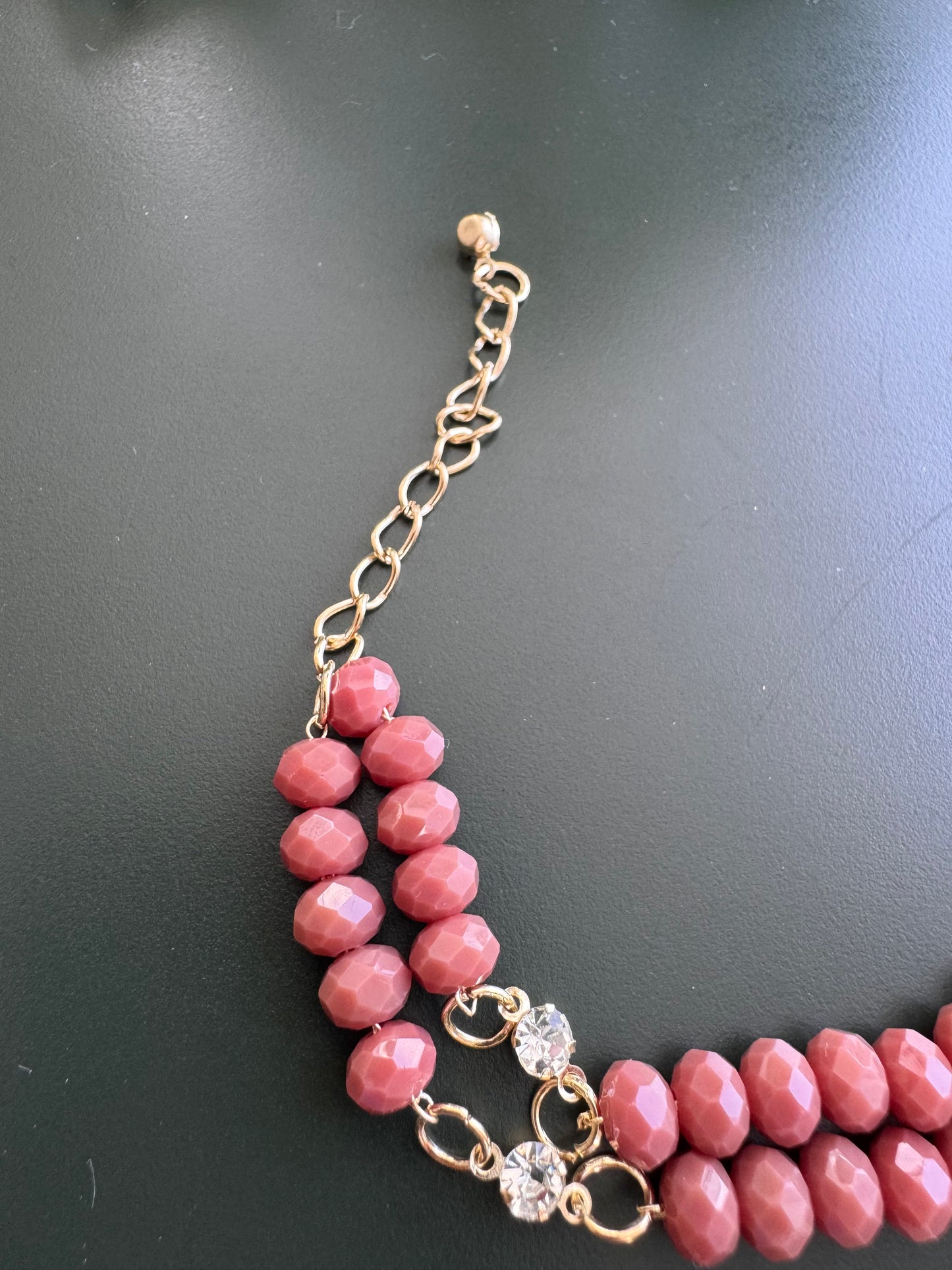 Mini Crystal Rosary Bracelet – Various Colors