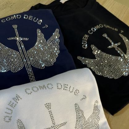 Camiseta São Miguel Arcanjo – Quem Como Deus? (Unisex)