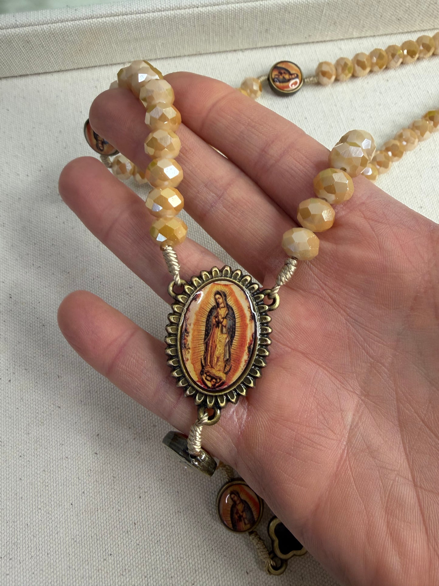 Rosario de Cristal Nuestra Señora de Guadalupe