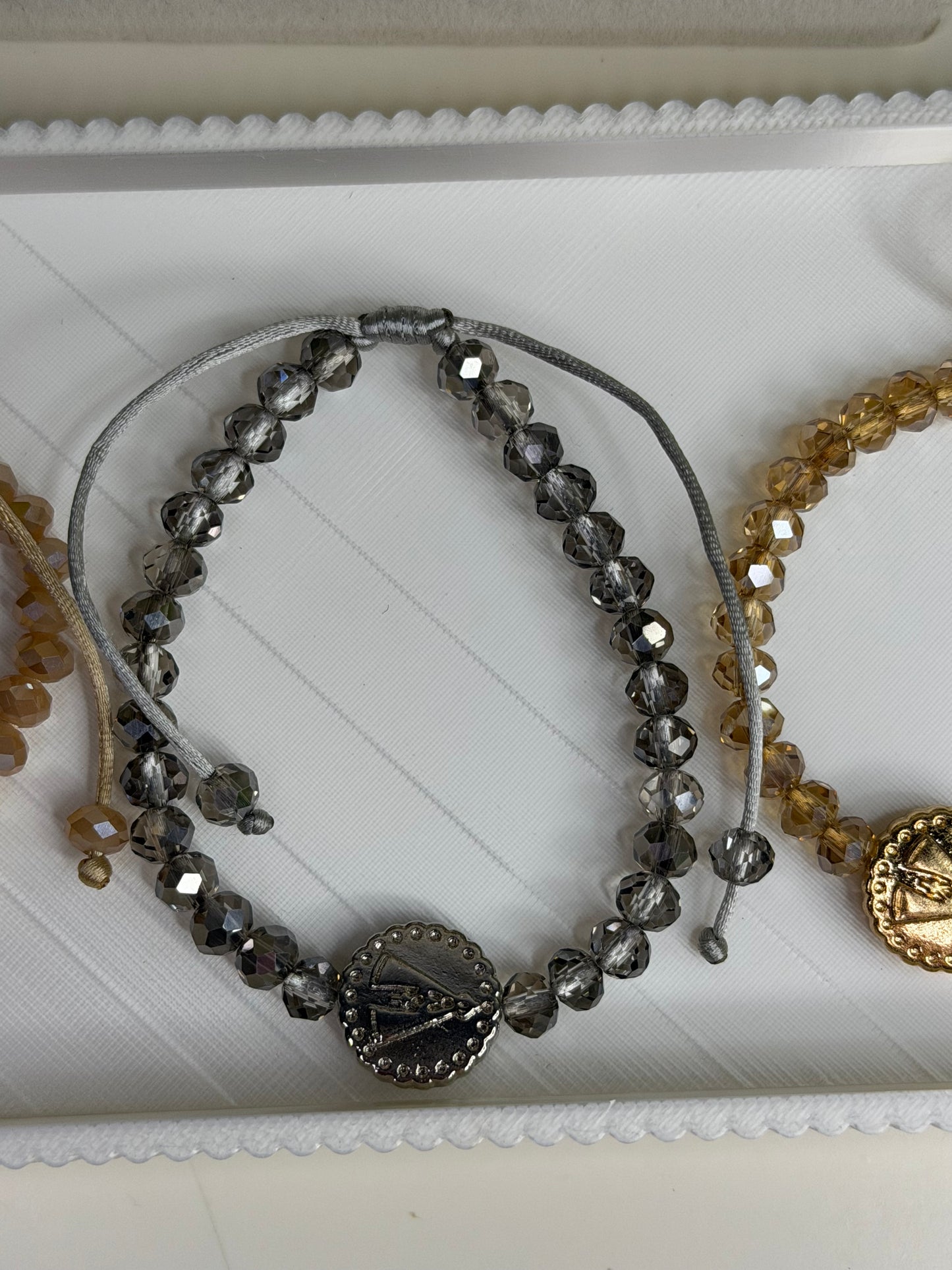 Pulseira Ajustável Nossa Senhora Aparecida em Cristais