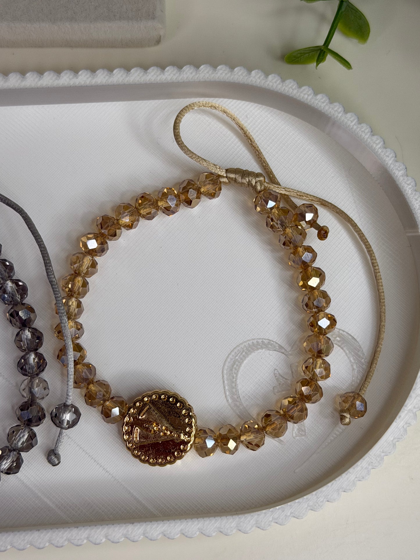 Pulseira Ajustável Nossa Senhora Aparecida em Cristais
