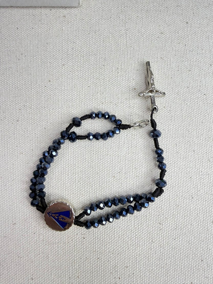 Pulseira Terço Nossa Senhora Aparecida com Cristais