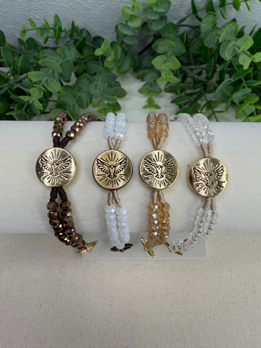Pulseira Terço Espírito Santo – Cristais