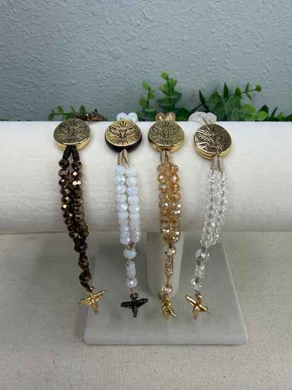 Pulseira Terço Espírito Santo – Cristais