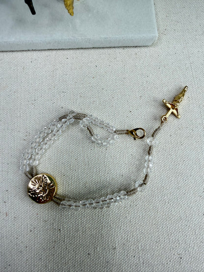 Pulseira Terço Espírito Santo – Cristais