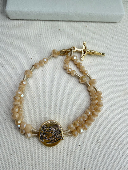 St. Michael the Archangel Rosary Bracelet – Protection and spiritual strength for your day