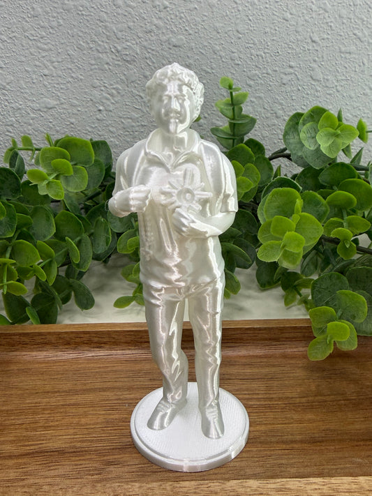 Saint Carlo Acutis – Minimalist 3D Sculpture
