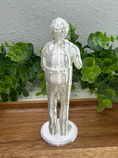 San Carlo Acutis - Escultura 3D Minimalista