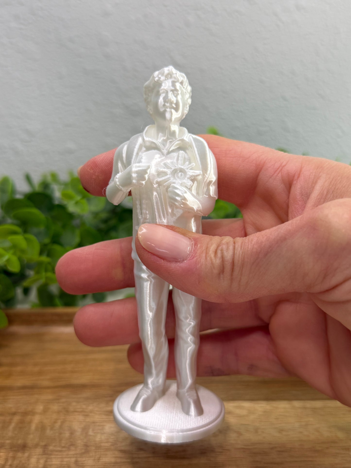 San Carlo Acutis - Escultura 3D Minimalista