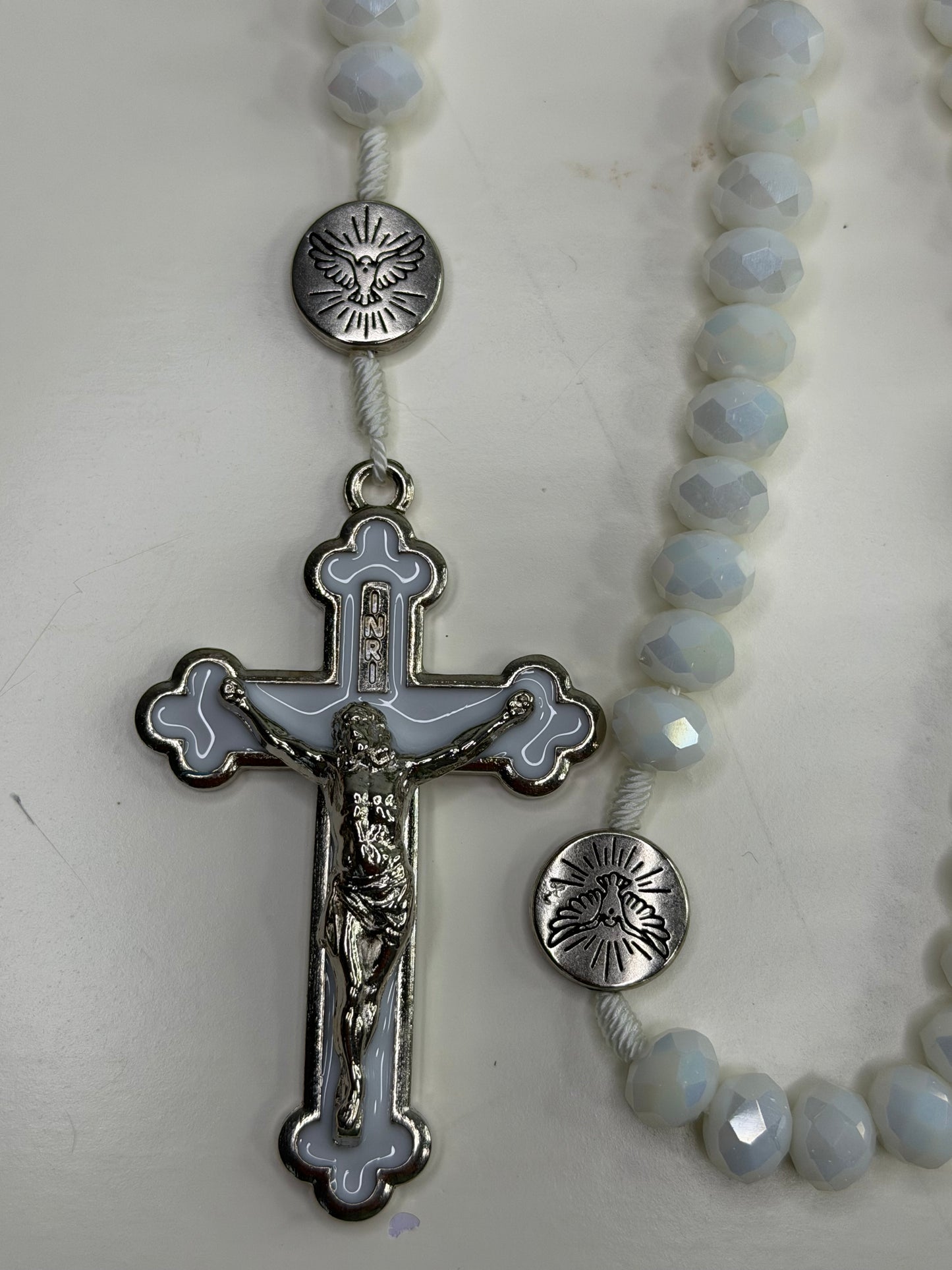Holy Spirit Rosary in Crystals