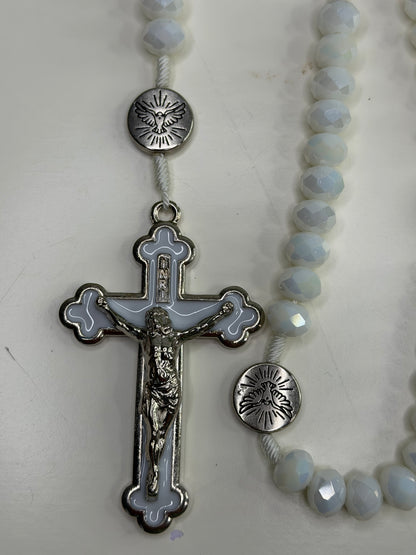Holy Spirit Rosary in Crystals