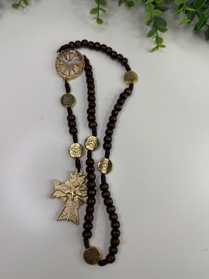 Holy Spirit Rosary in Crystals