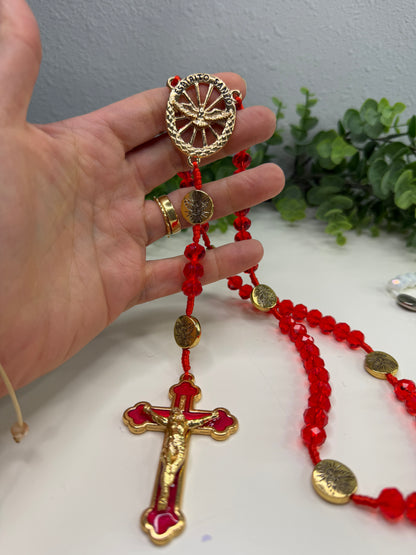 Holy Spirit Rosary in Crystals