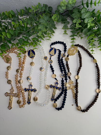 Our Lady of Aparecida Rosary in Crystals