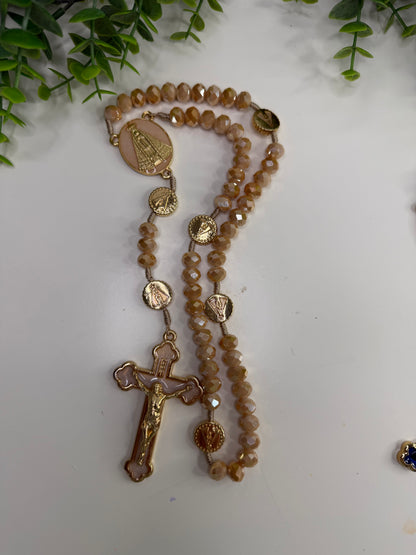 Our Lady of Aparecida Rosary in Crystals
