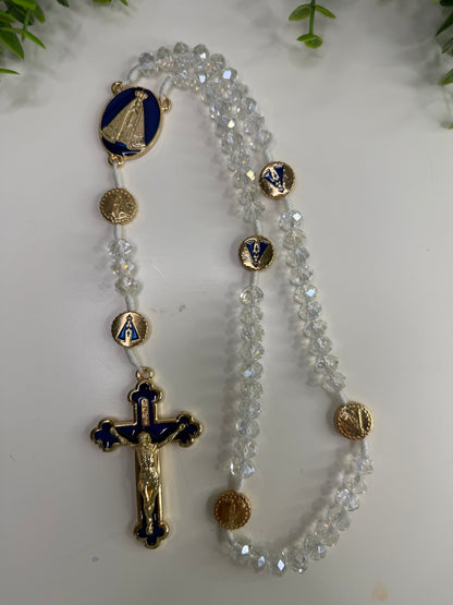 Our Lady of Aparecida Rosary in Crystals