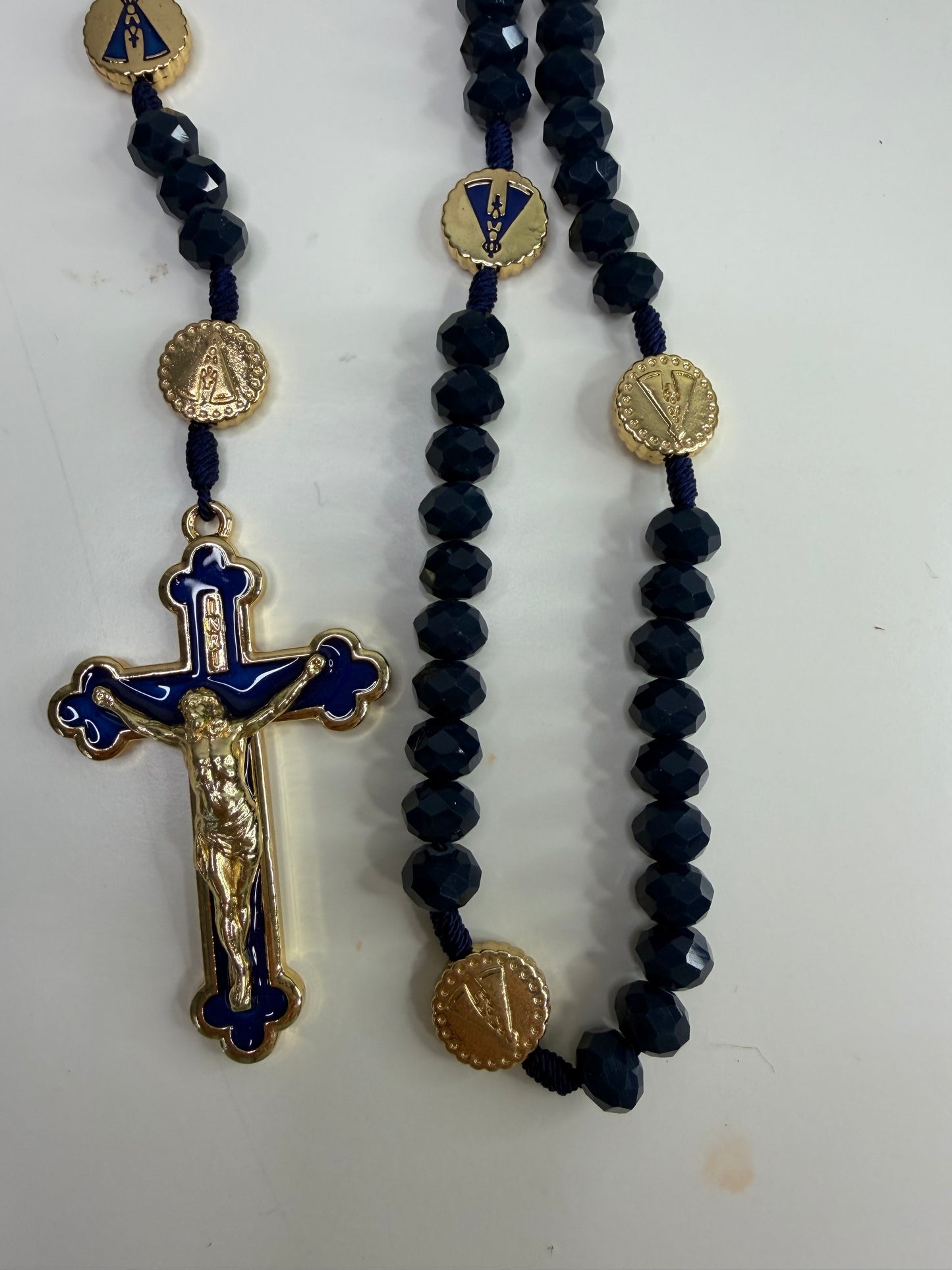 Our Lady of Aparecida Rosary in Crystals