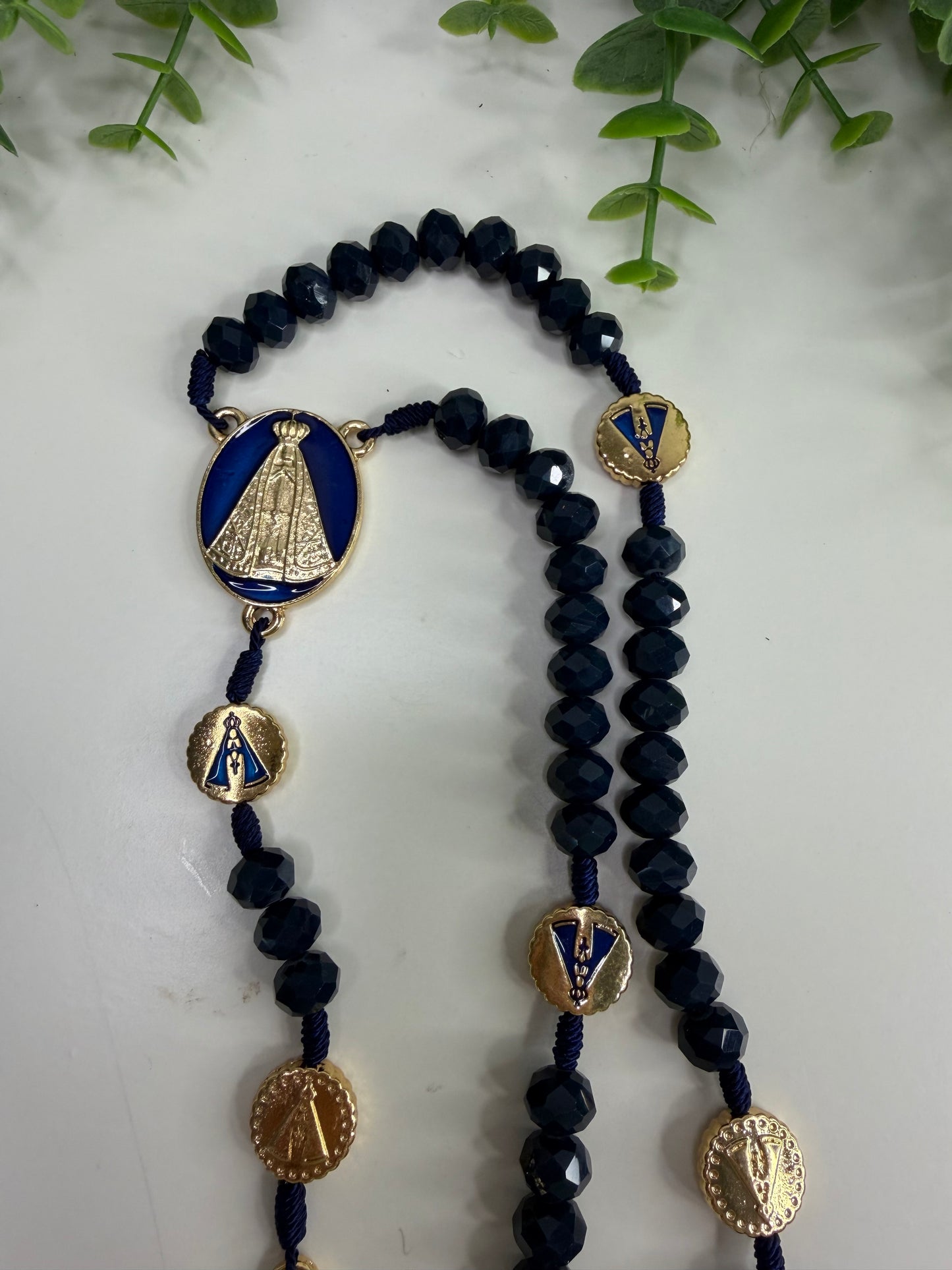 Our Lady of Aparecida Rosary in Crystals