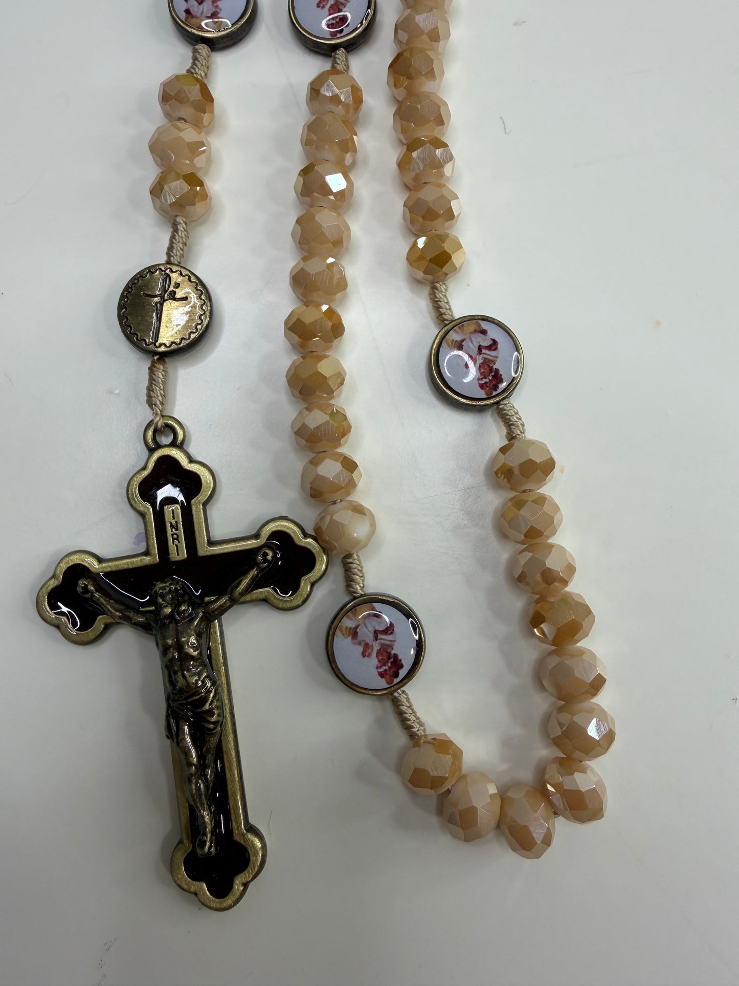 Our Lady of La Salette Rosary in Crystals