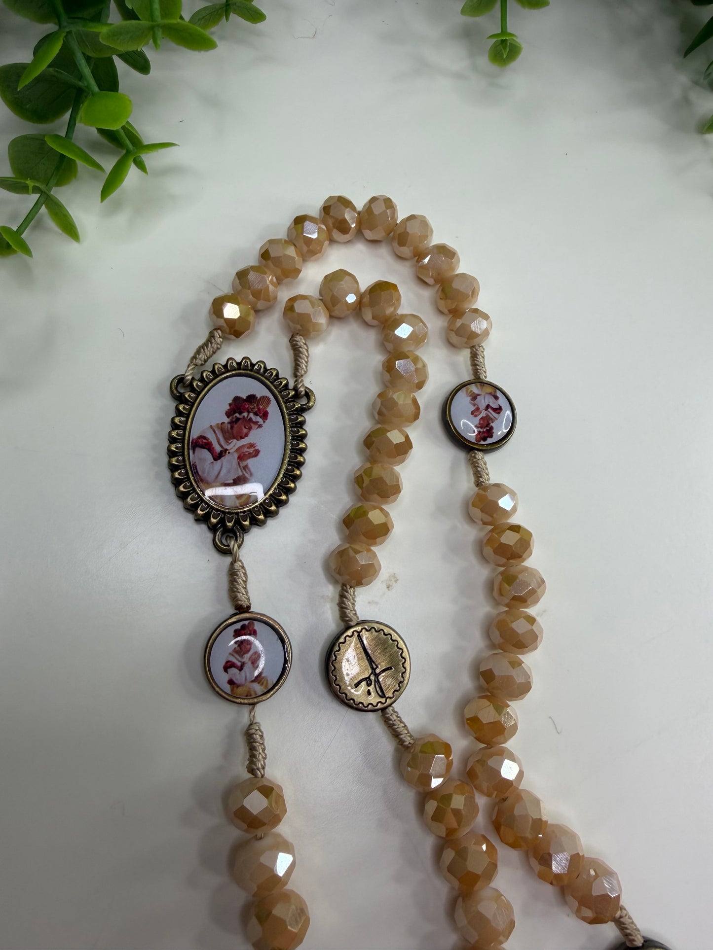Our Lady of La Salette Rosary in Crystals