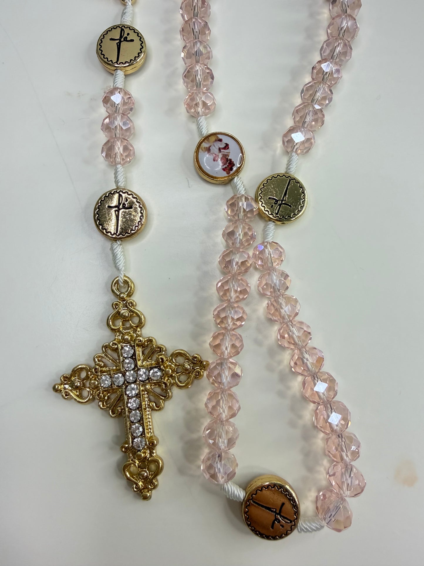 Our Lady of La Salette Rosary in Crystals