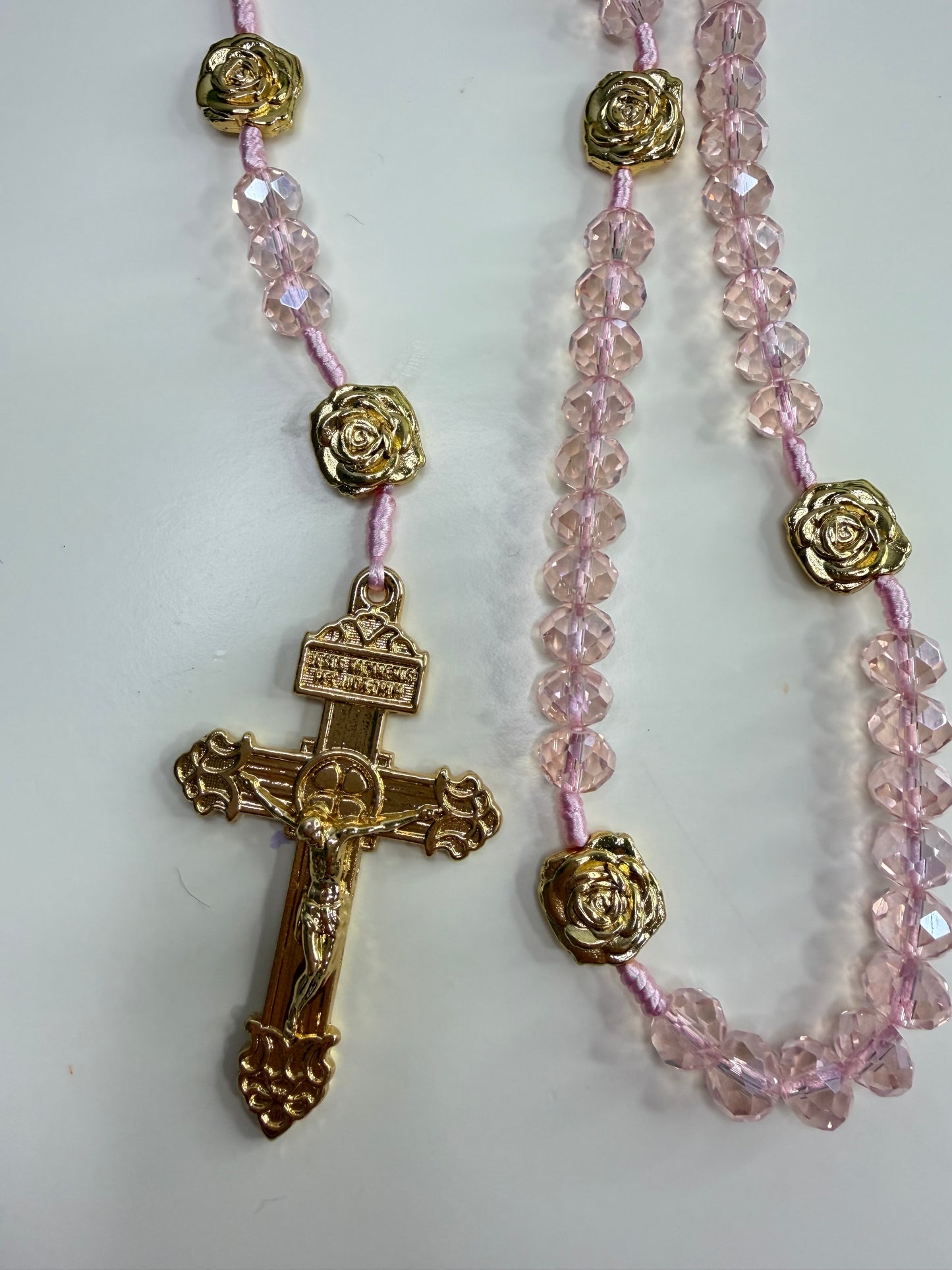 Saint Rita of Cascia Rosary in Crystals