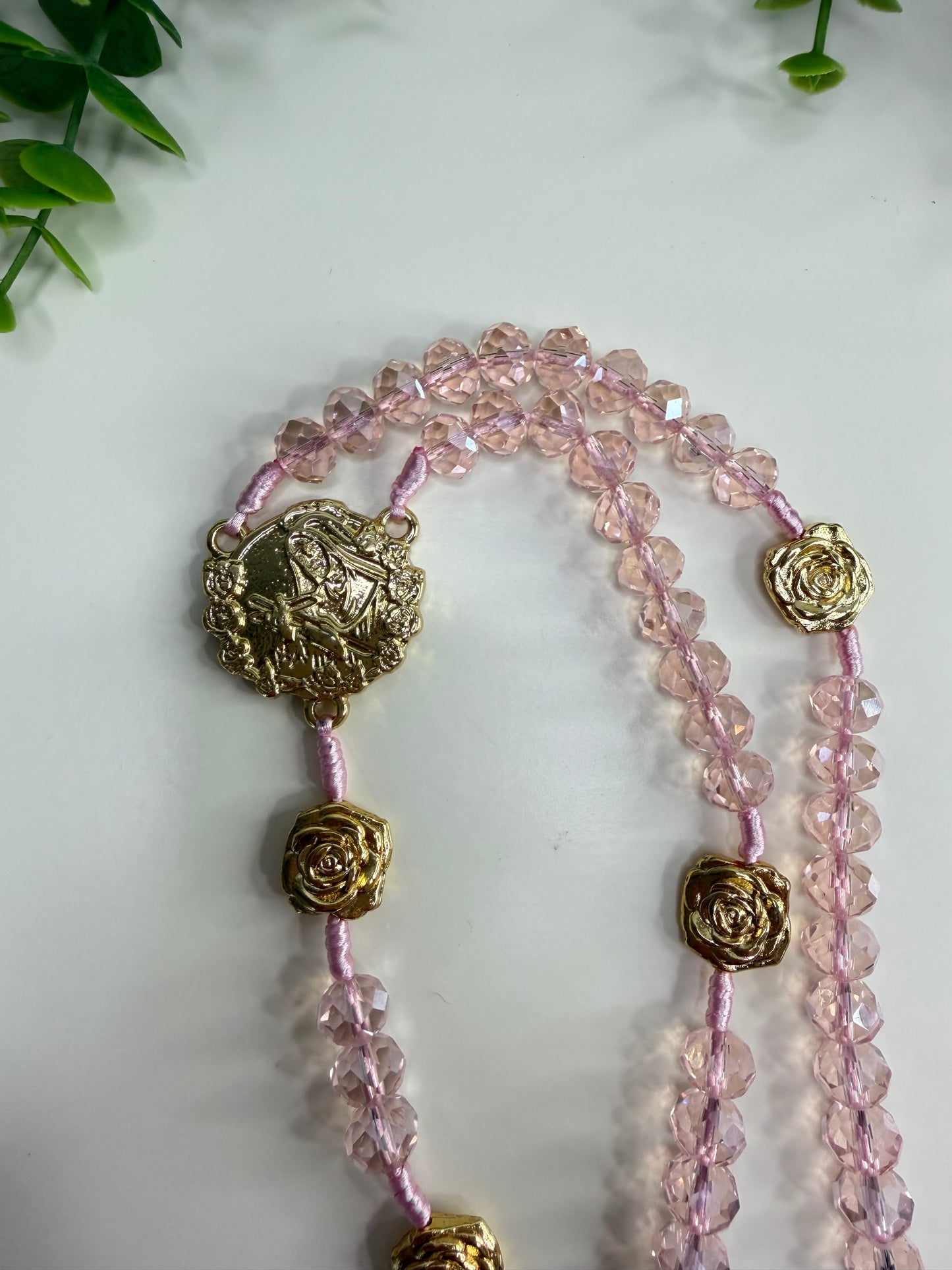 Saint Rita of Cascia Rosary in Crystals