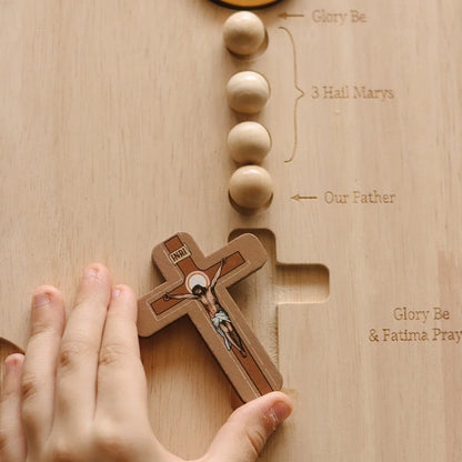 Tablero del rosario Montessori