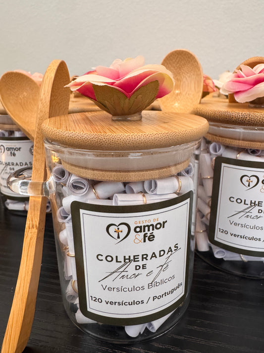Colheradas de Amor e Fé - Versículos Bíblicos - Português