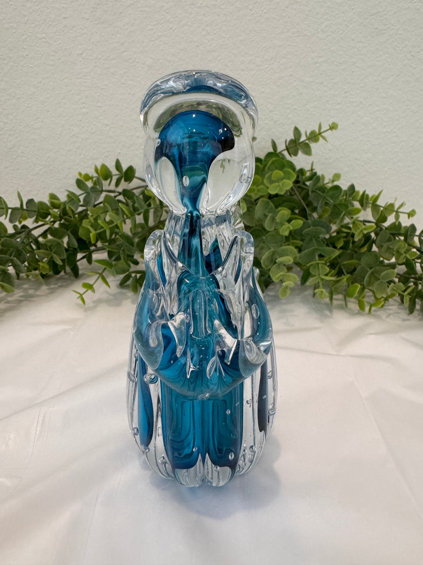 Anjo de Murano Azul – 16 cm