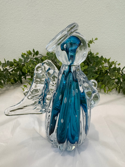 Anjo de Murano Azul – 16 cm