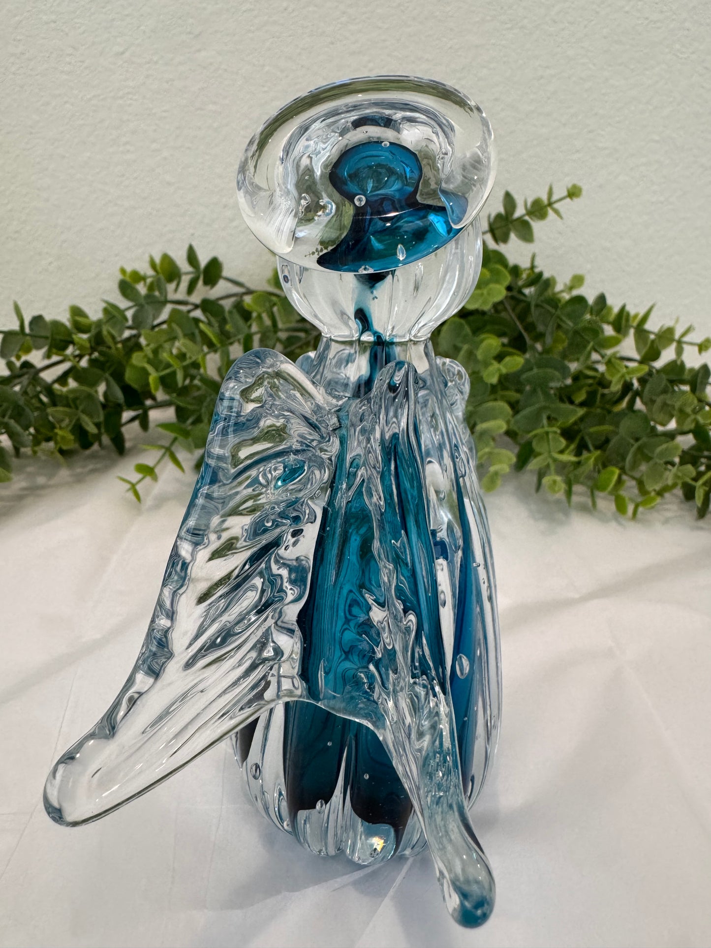 Anjo de Murano Azul – 16 cm