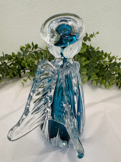 Anjo de Murano Azul – 16 cm