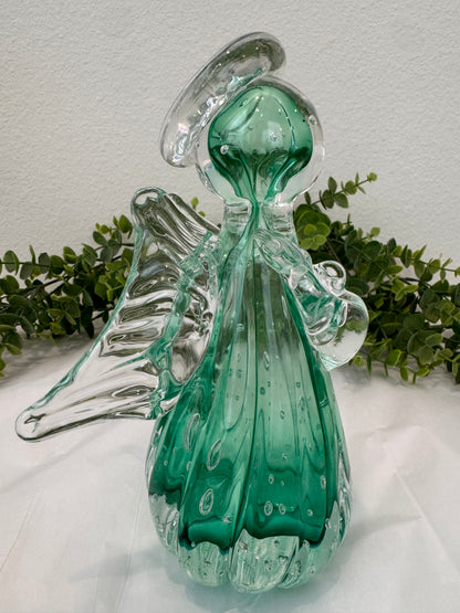 Anjo de Murano Verde – 18 cm