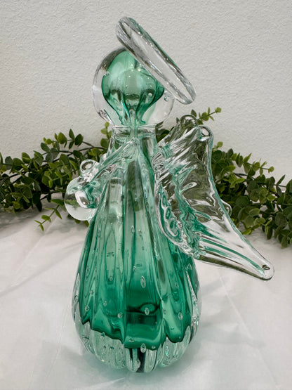 Anjo de Murano Verde – 18 cm