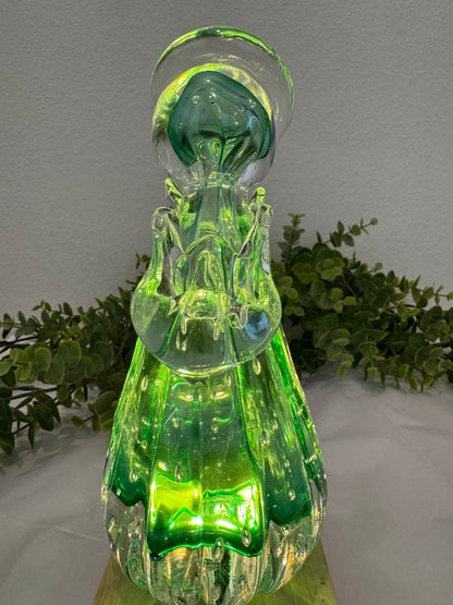 Anjo de Murano Verde – 18 cm