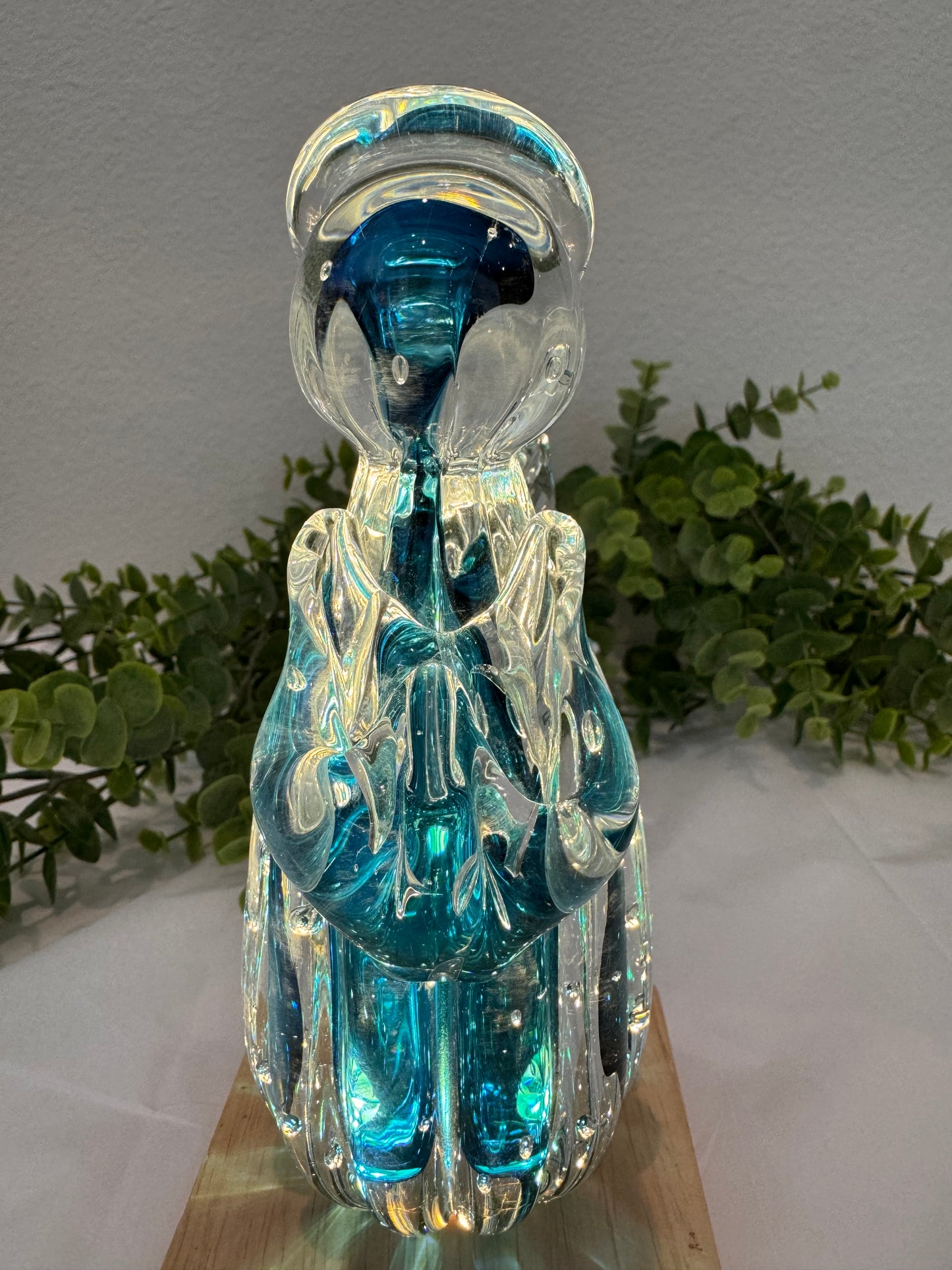 Anjo de Murano Azul – 16 cm