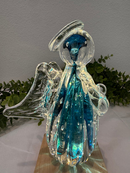 Anjo de Murano Azul – 16 cm