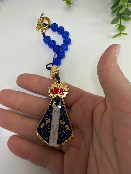 Adorno para Carro ou Bolsa Nossa Senhora Aparecida