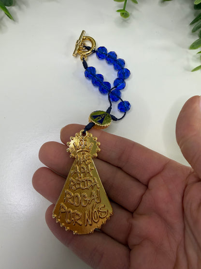 Adorno para Carro ou Bolsa Nossa Senhora Aparecida