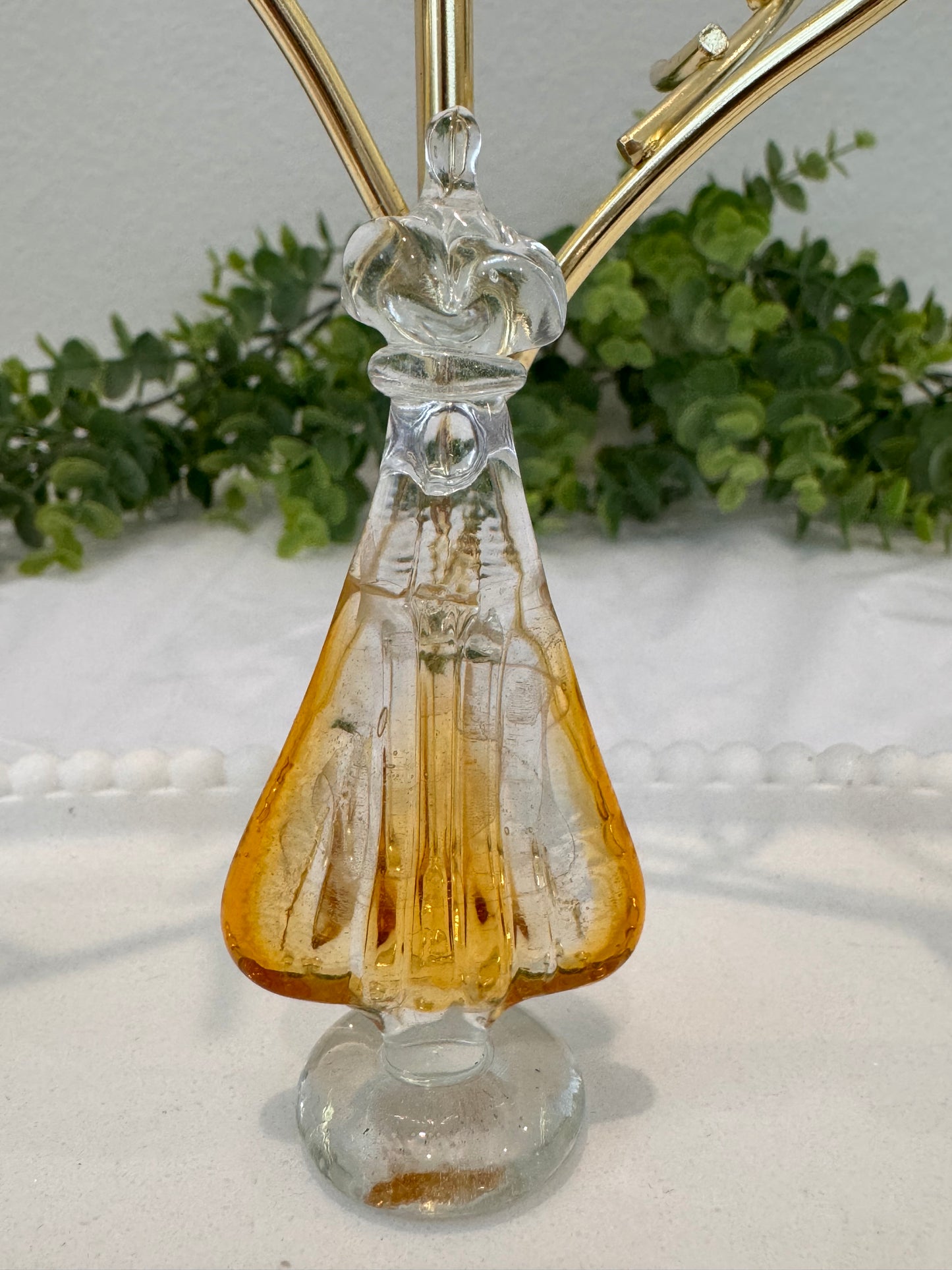 Miniatura Nossa Senhora Aparecida em Murano – 8 cm